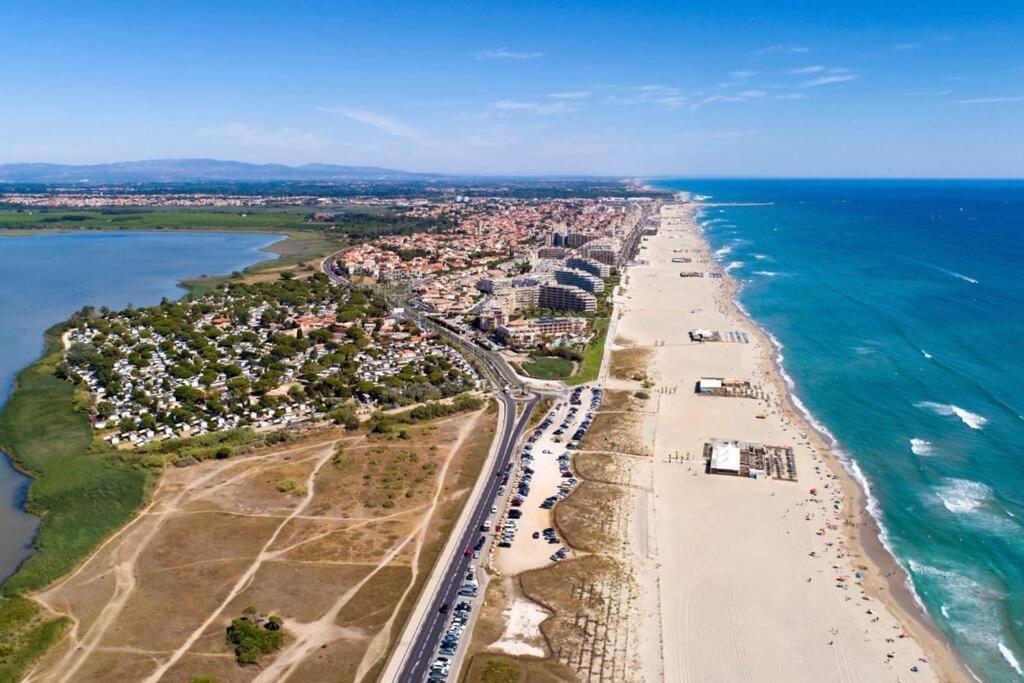 Appart T2 Calme - Centre De Canet - Parking - Clim 外观 照片