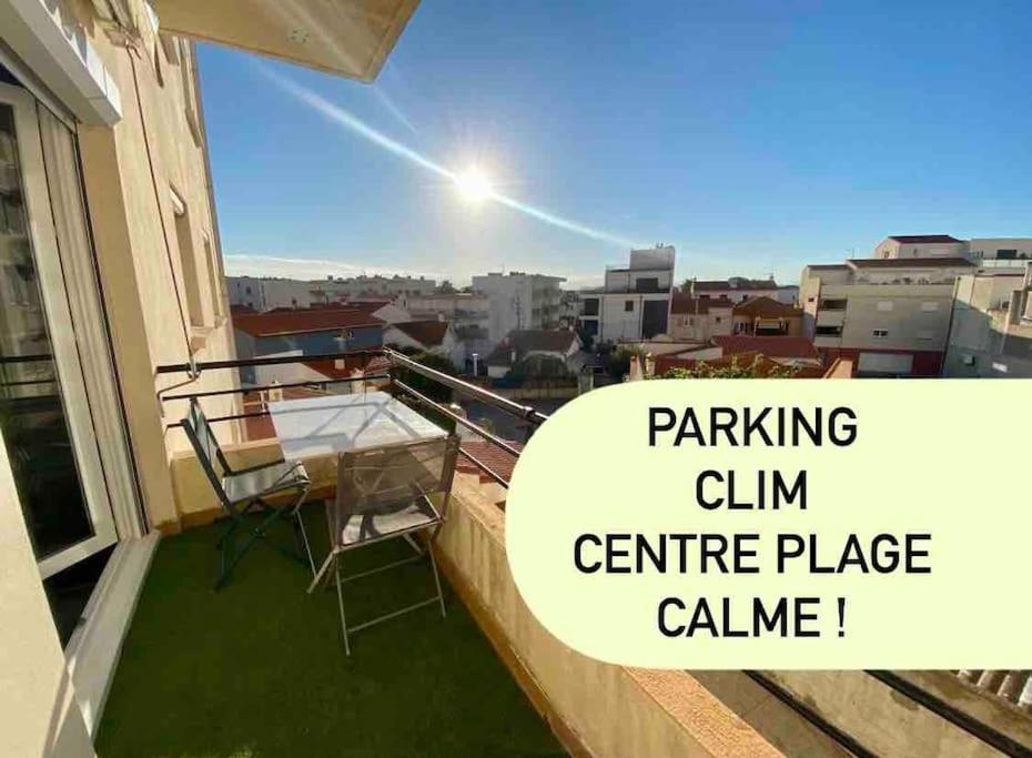 Appart T2 Calme - Centre De Canet - Parking - Clim 外观 照片